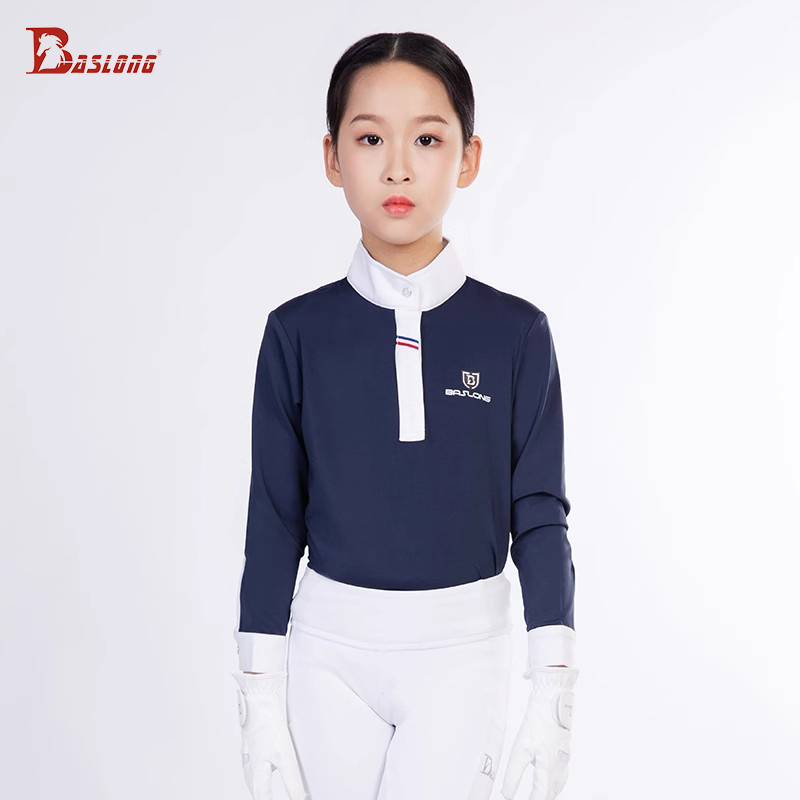 Polo Shirt Equestrian - Baslong Equestrian Clothing Kidsren's T-Shirt Tops