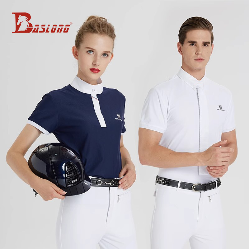 Polo Shirt Equestrian - Equestrian T-shirt Polo Shirt Professional Riding