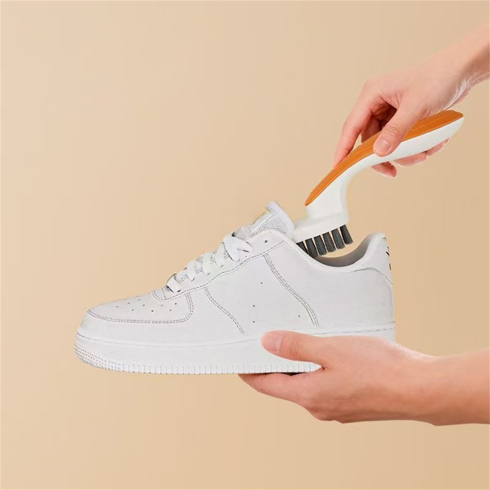 Brushing Boot Horse - Soft Bristle Shoe Brush for Cleaning