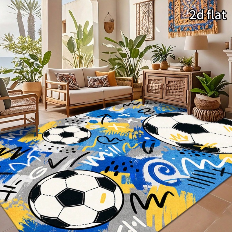 Colorful Graffiti Splash Footb - Outdoor Sport Background ulasan dan harga