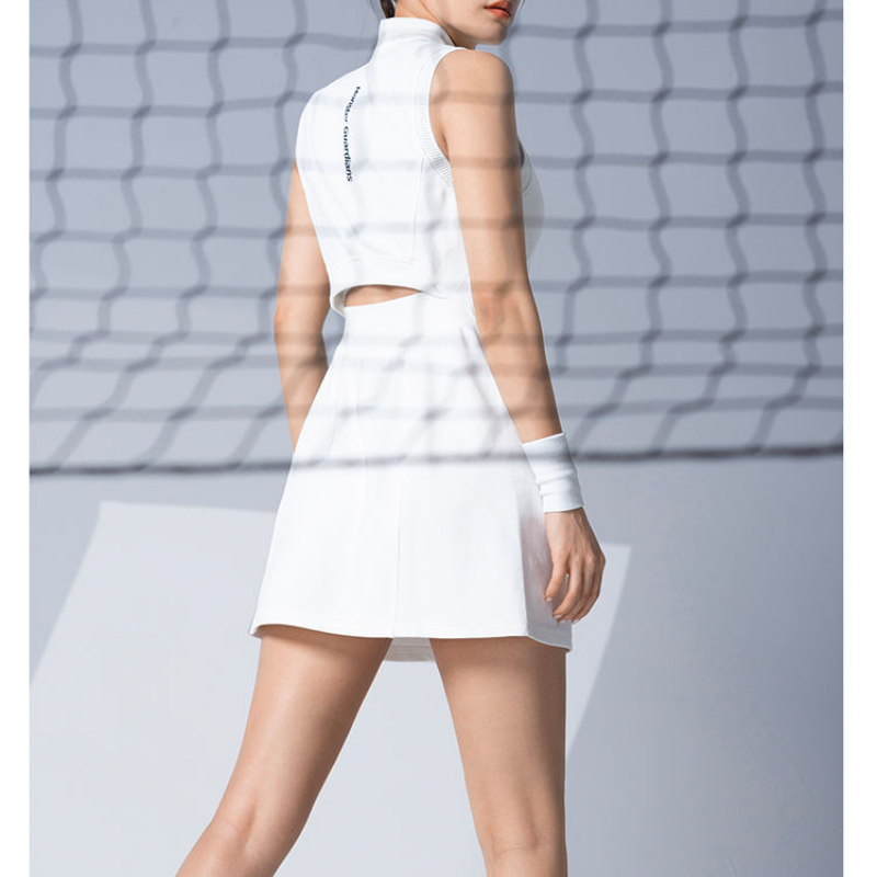 White Casual Sports Dress Wome - Outdoor Sport Dress ulasan dan harga