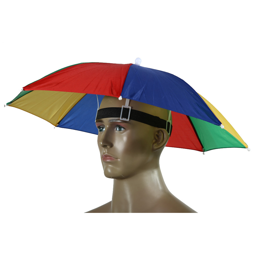 Umbrella Hat Sunscreen Fishing - Outdoor Sports Umbrella ulasan dan harga