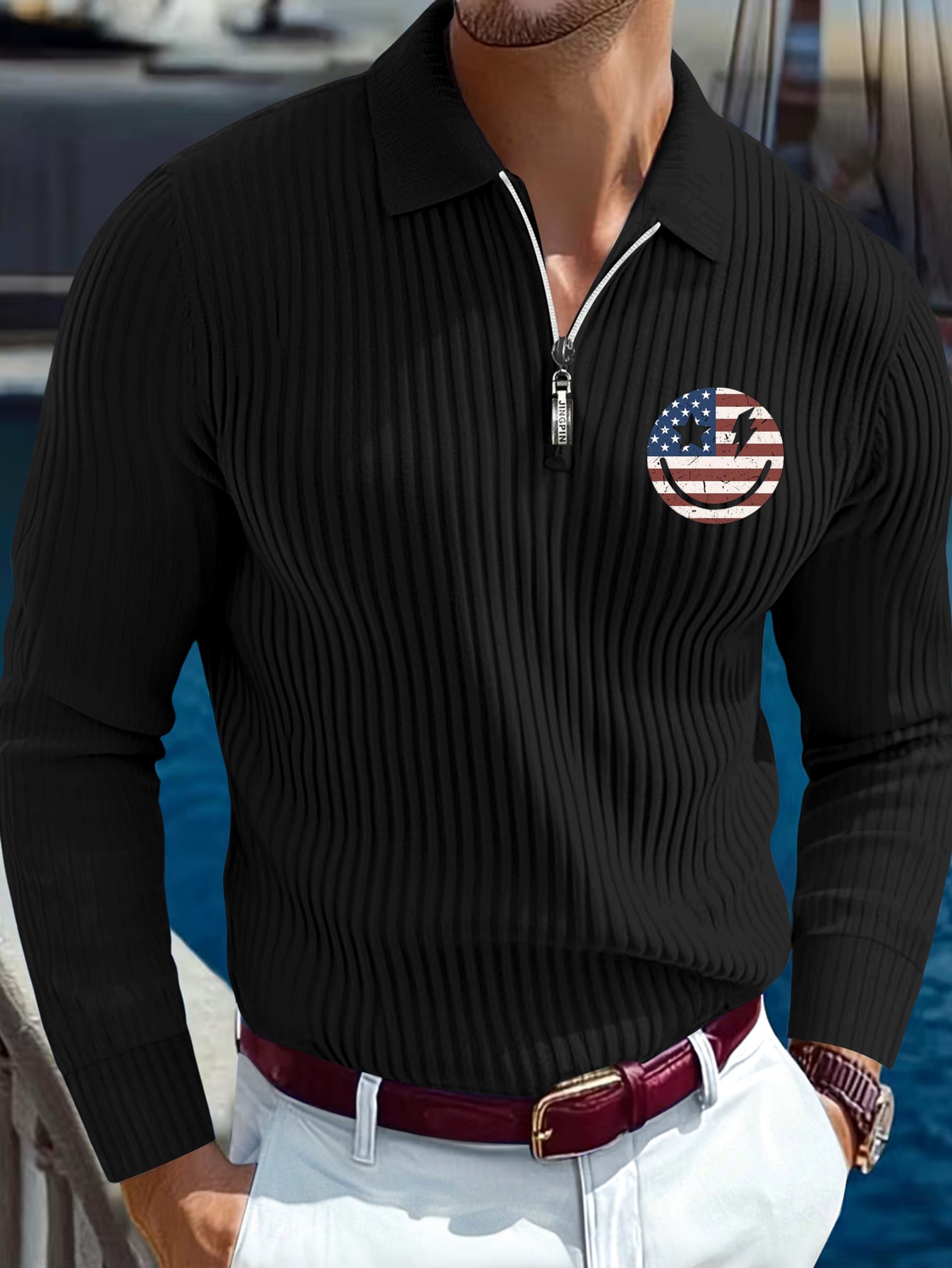 Men's Outdoor Golf & Equestria - Polo Shirt Equestrian ulasan dan harga