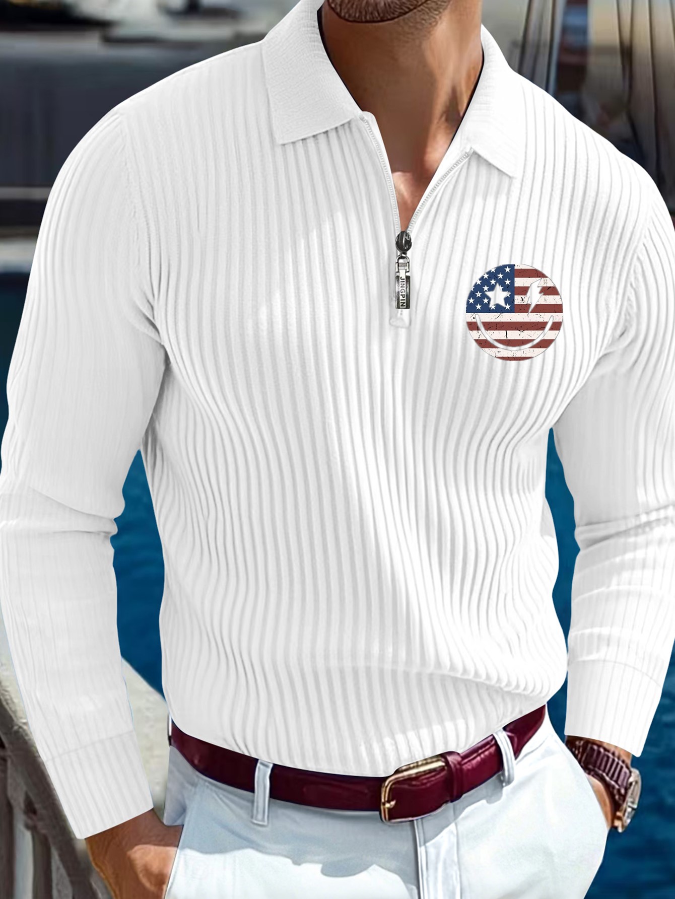 Men's Outdoor Golf & Equestria - Polo Shirt Equestrian ulasan dan harga