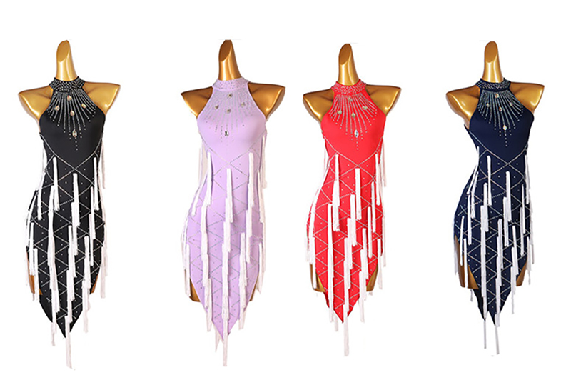 New Latin Performance Dance Dr - Outdoor Sport Dress ulasan dan harga