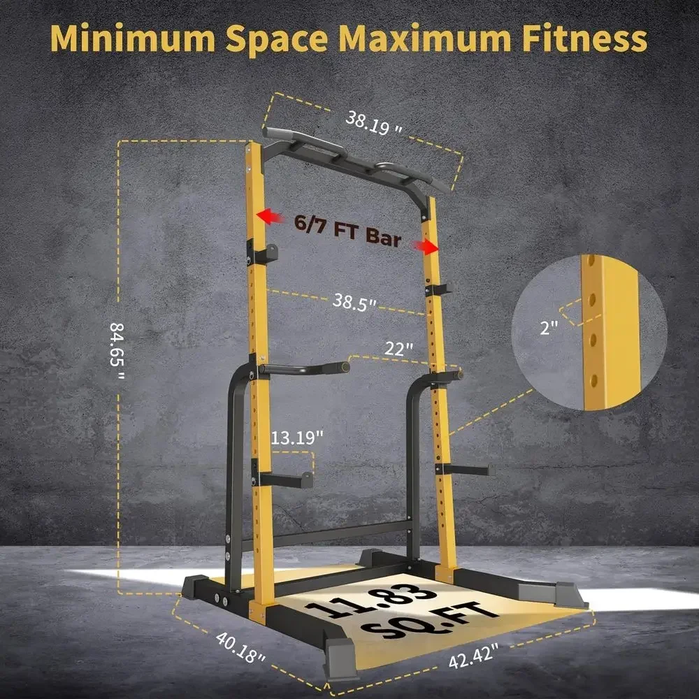 Home Gym Power Rack with Pull- - Gymnastic Bar Home ulasan dan harga
