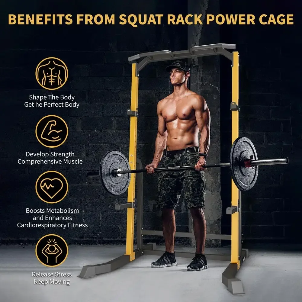 Home Gym Power Rack with Pull- - Gymnastic Bar Home ulasan dan harga