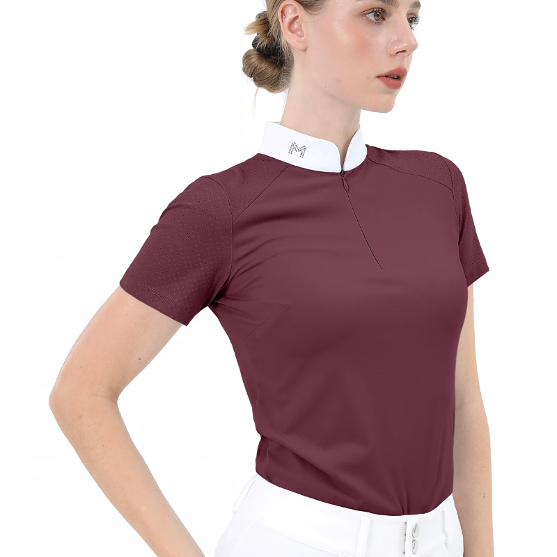 Female Professional Short Slee - Polo Shirt Equestrian ulasan dan harga