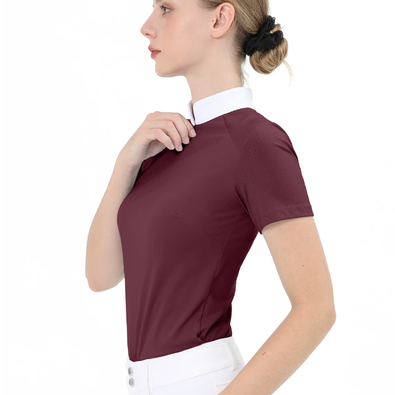 Female Professional Short Slee - Polo Shirt Equestrian ulasan dan harga