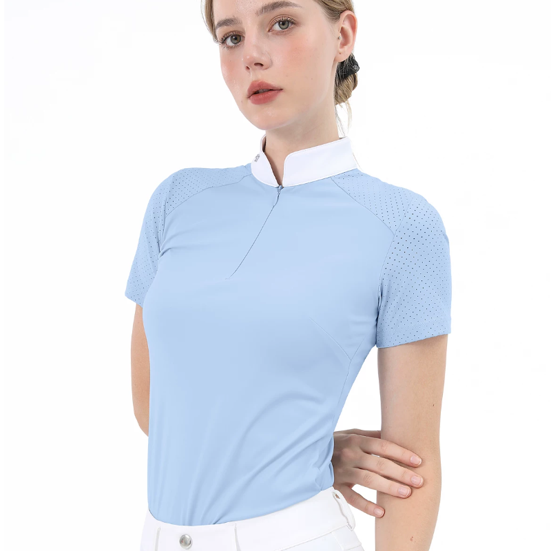 Female Professional Short Slee - Polo Shirt Equestrian ulasan dan harga