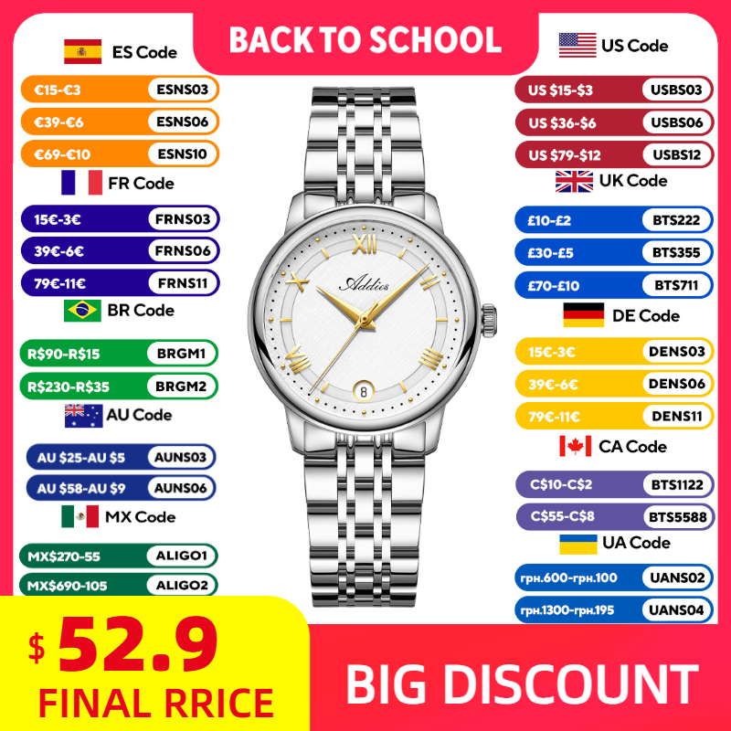 ADDIES Elegant Quartz Ladies W - Outdoor Sport Watch ulasan dan harga