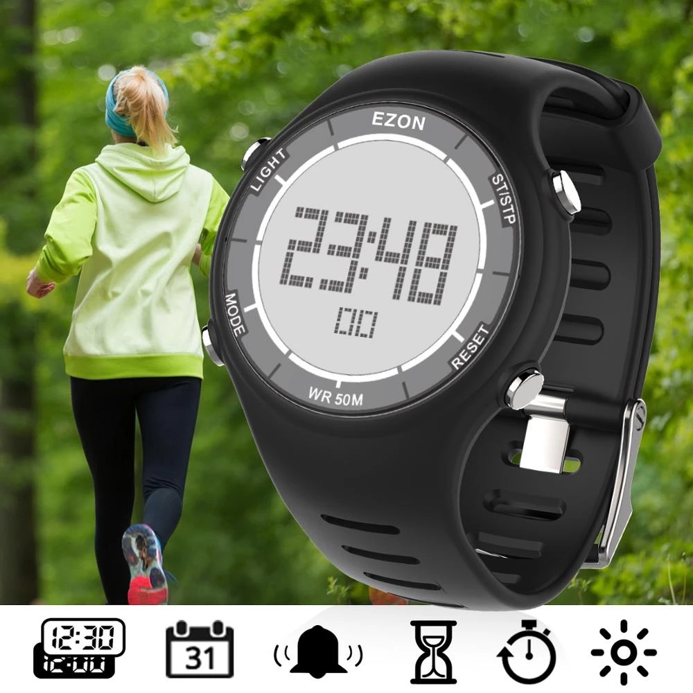 EZON New Fashion Woman Digital - Outdoor Sport Watch ulasan dan harga