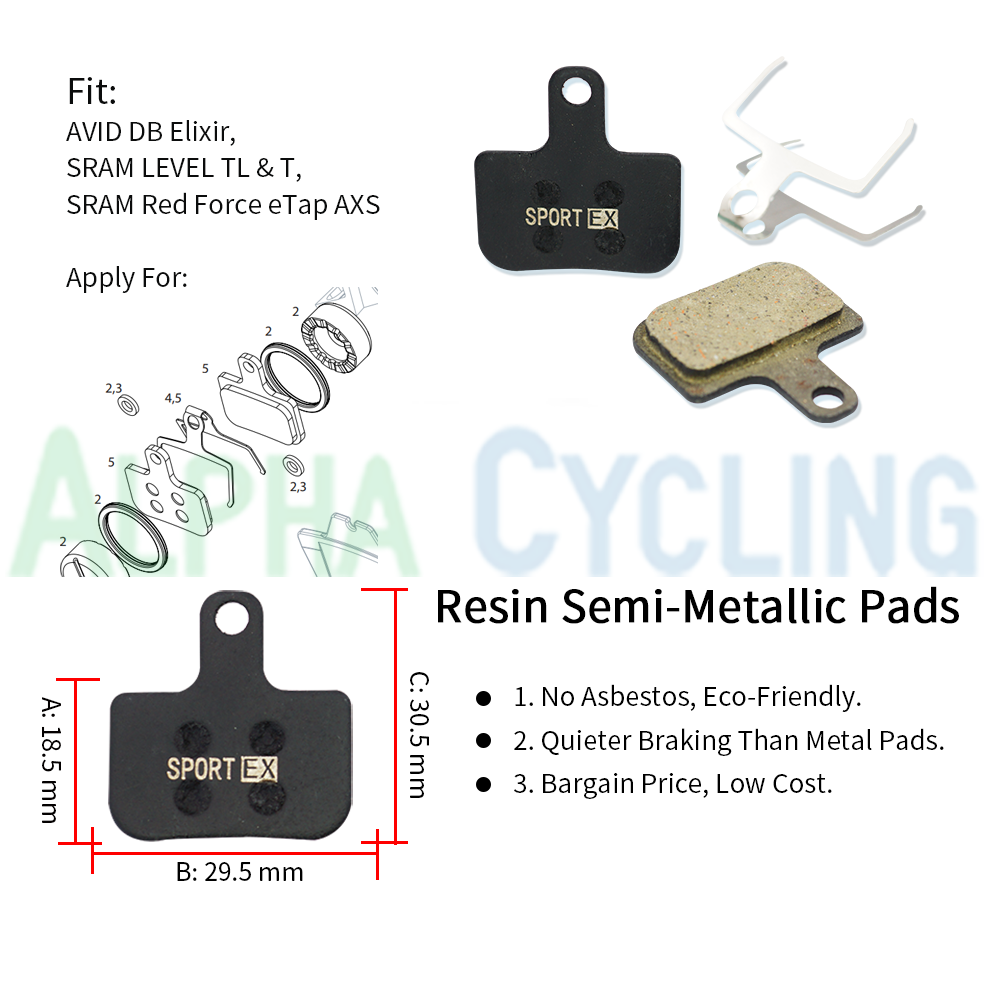 Bicycle Disc Brake Pads For AV - Mtb Elbow Pad ulasan dan harga
