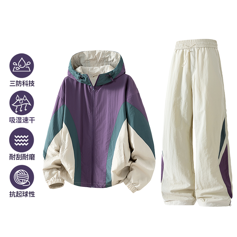 New two-piece men's spring-aut - Outdoor Sports Outfit ulasan dan harga