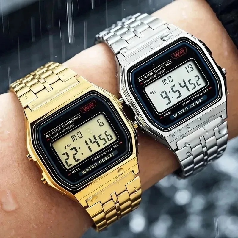F91W Band Watch Waterproof Ret - Outdoor Sport Watch ulasan dan harga
