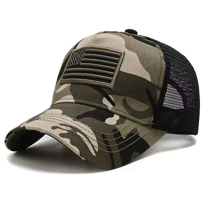 USA Flag Mesh Baseball Cap Sum - Outdoor Sport Usa ulasan dan harga