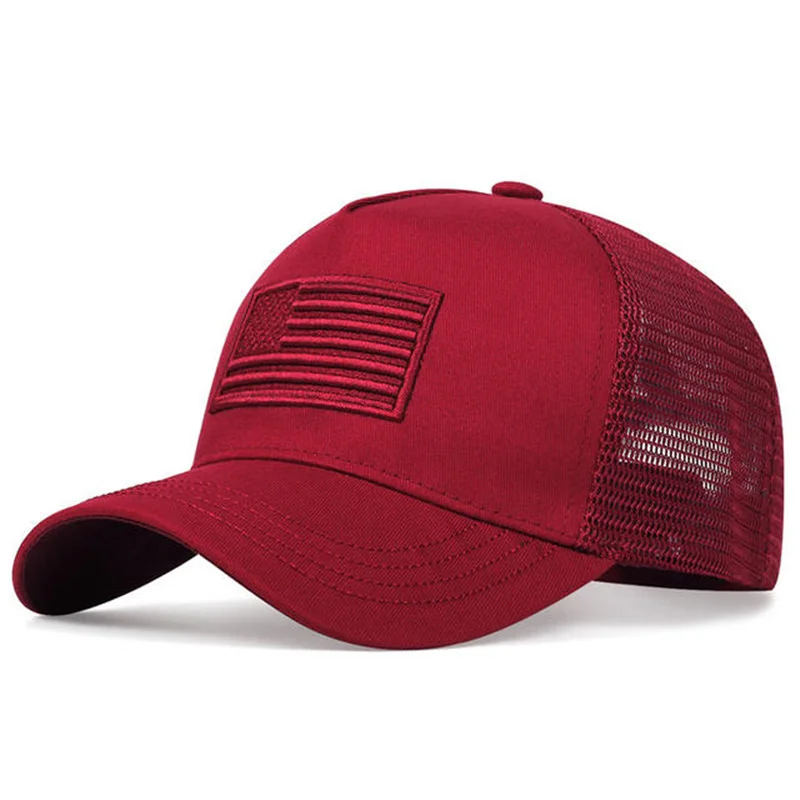 USA Flag Mesh Baseball Cap Sum - Outdoor Sport Usa ulasan dan harga