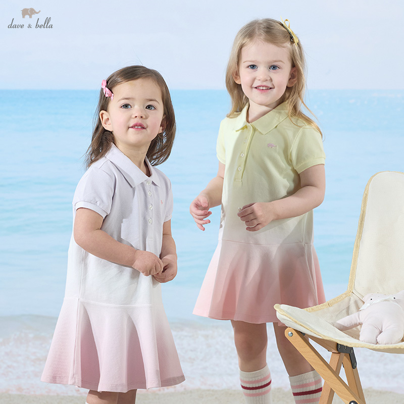 Dave Bella Girls Baby Short Sl - Outdoor Sport Dress ulasan dan harga