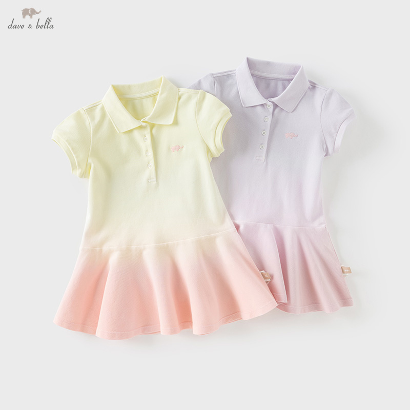 Dave Bella Girls Baby Short Sl - Outdoor Sport Dress ulasan dan harga