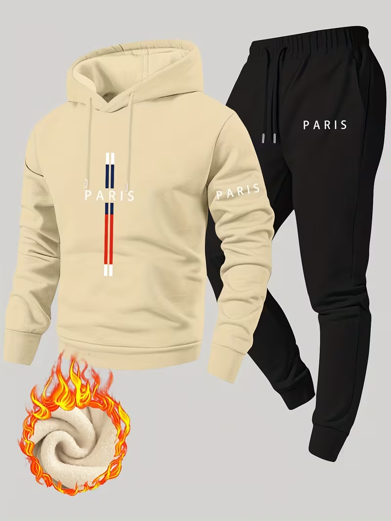 Men's Urban Casual Two-Piece S - Outdoor Sports Outfit ulasan dan harga