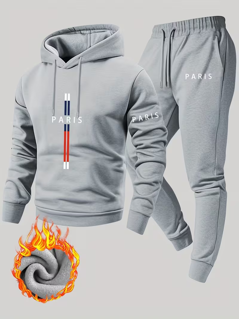 Men's Urban Casual Two-Piece S - Outdoor Sports Outfit ulasan dan harga