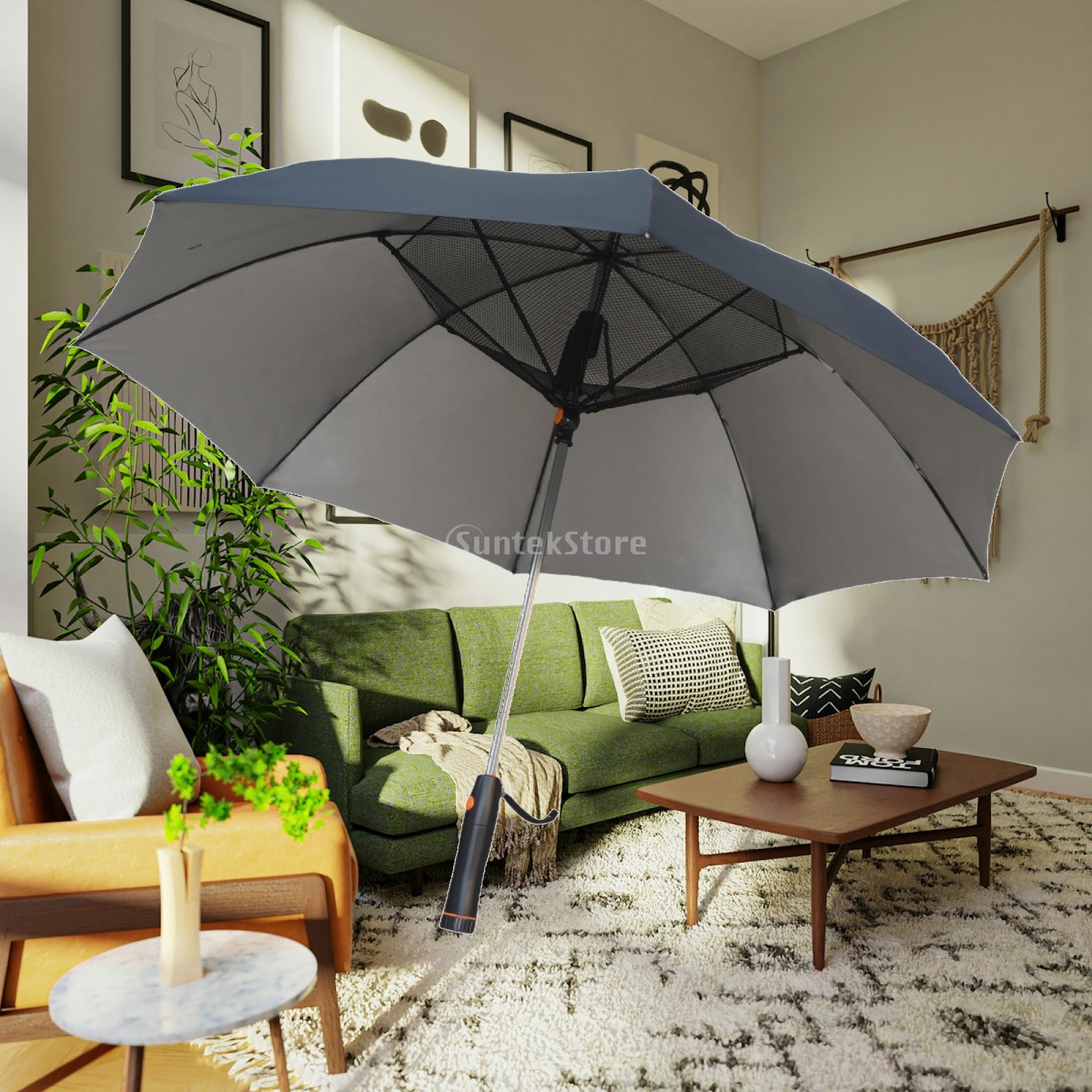 Umbrella with Fan Built in Tra - Outdoor Sports Umbrella ulasan dan harga