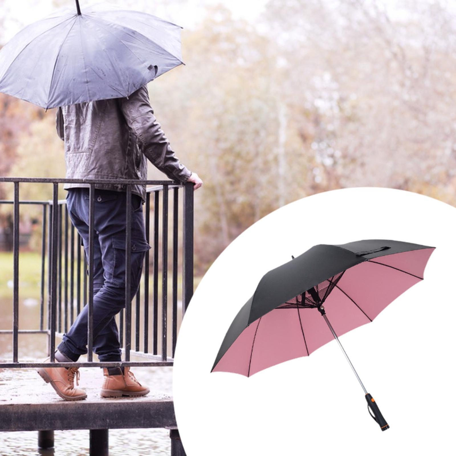 Umbrella with Fan Built in Tra - Outdoor Sports Umbrella ulasan dan harga