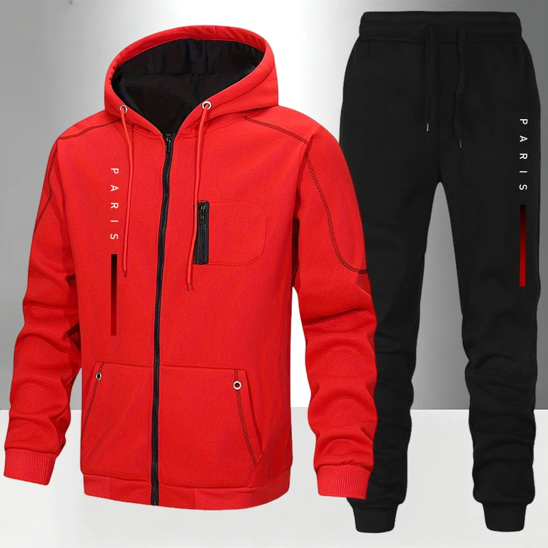 Men's Set/Coat/Pants Paris Fas - Outdoor Sports Outfit ulasan dan harga