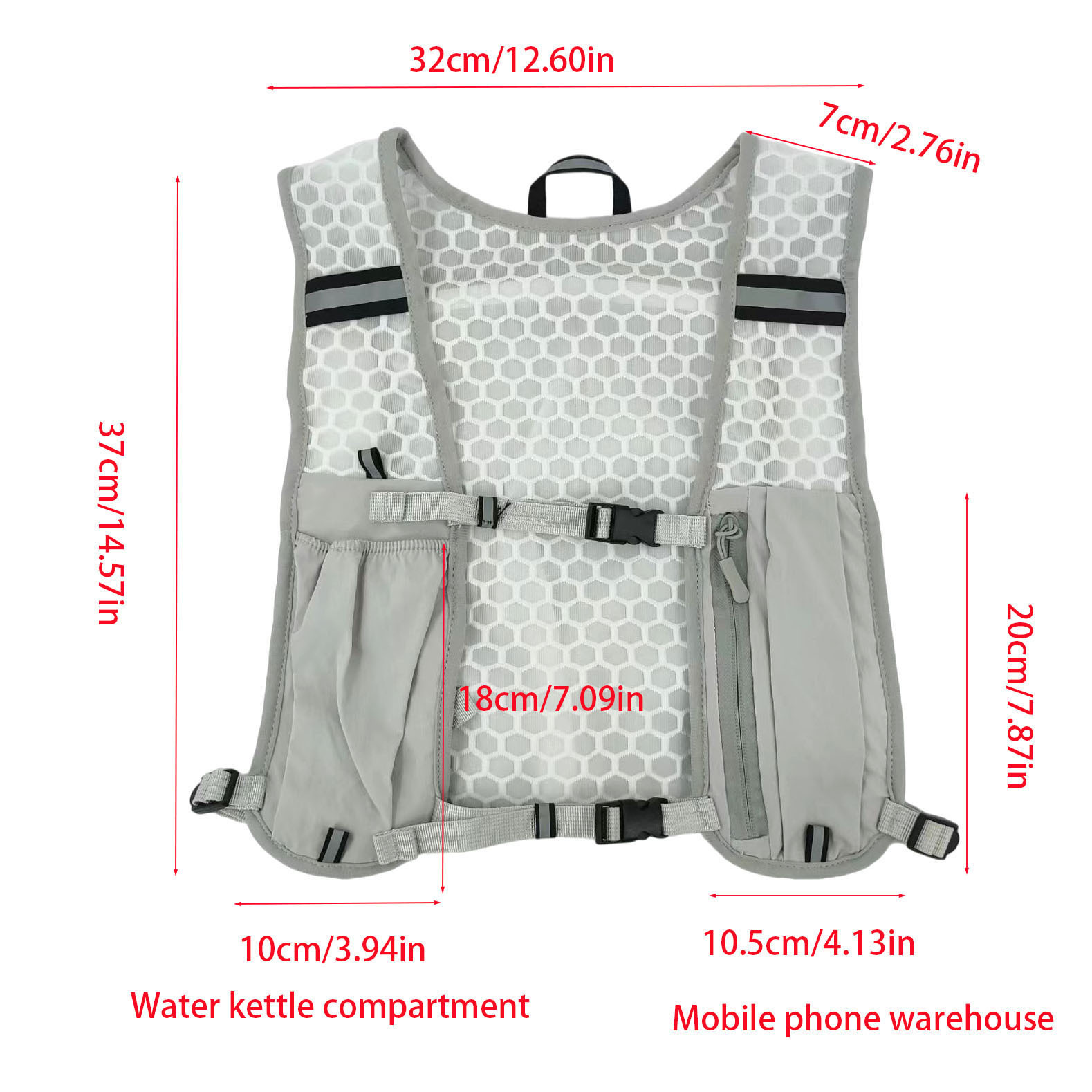 Unisex Running Vest Water-Resi - Trail Running Vest ulasan dan harga