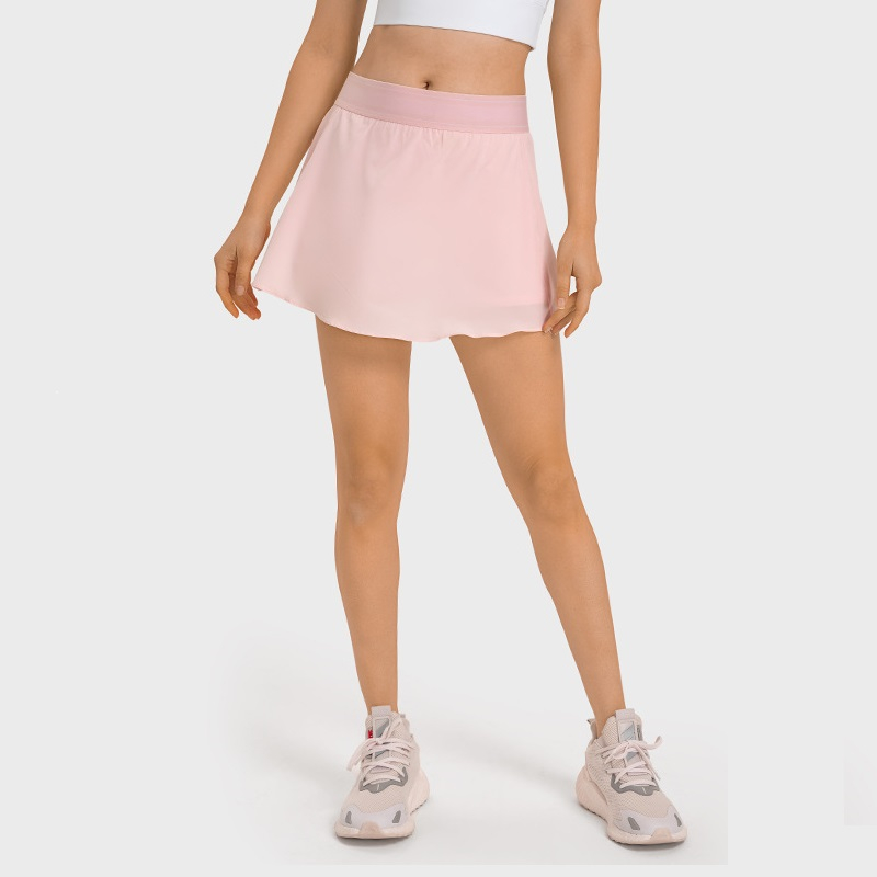 Women 2 In 1 Sport Tennis Skir - Outdoor Sport Dress ulasan dan harga