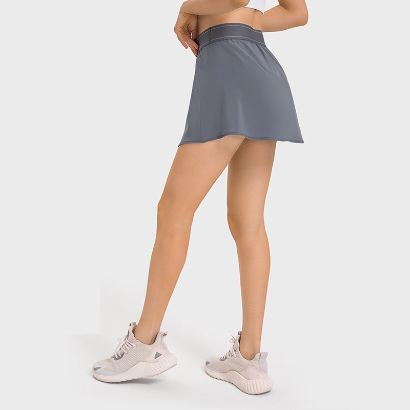 Women 2 In 1 Sport Tennis Skir - Outdoor Sport Dress ulasan dan harga