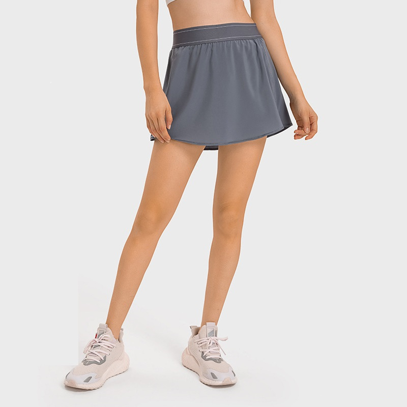 Women 2 In 1 Sport Tennis Skir - Outdoor Sport Dress ulasan dan harga
