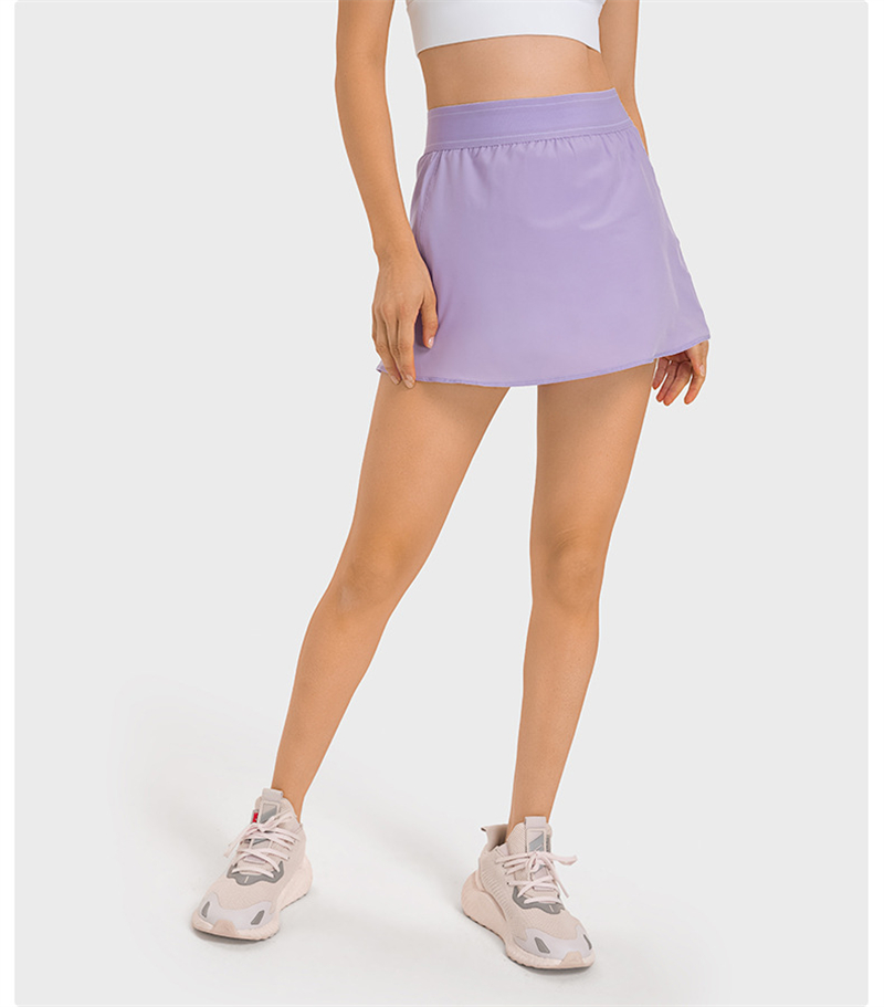 Women 2 In 1 Sport Tennis Skir - Outdoor Sport Dress ulasan dan harga