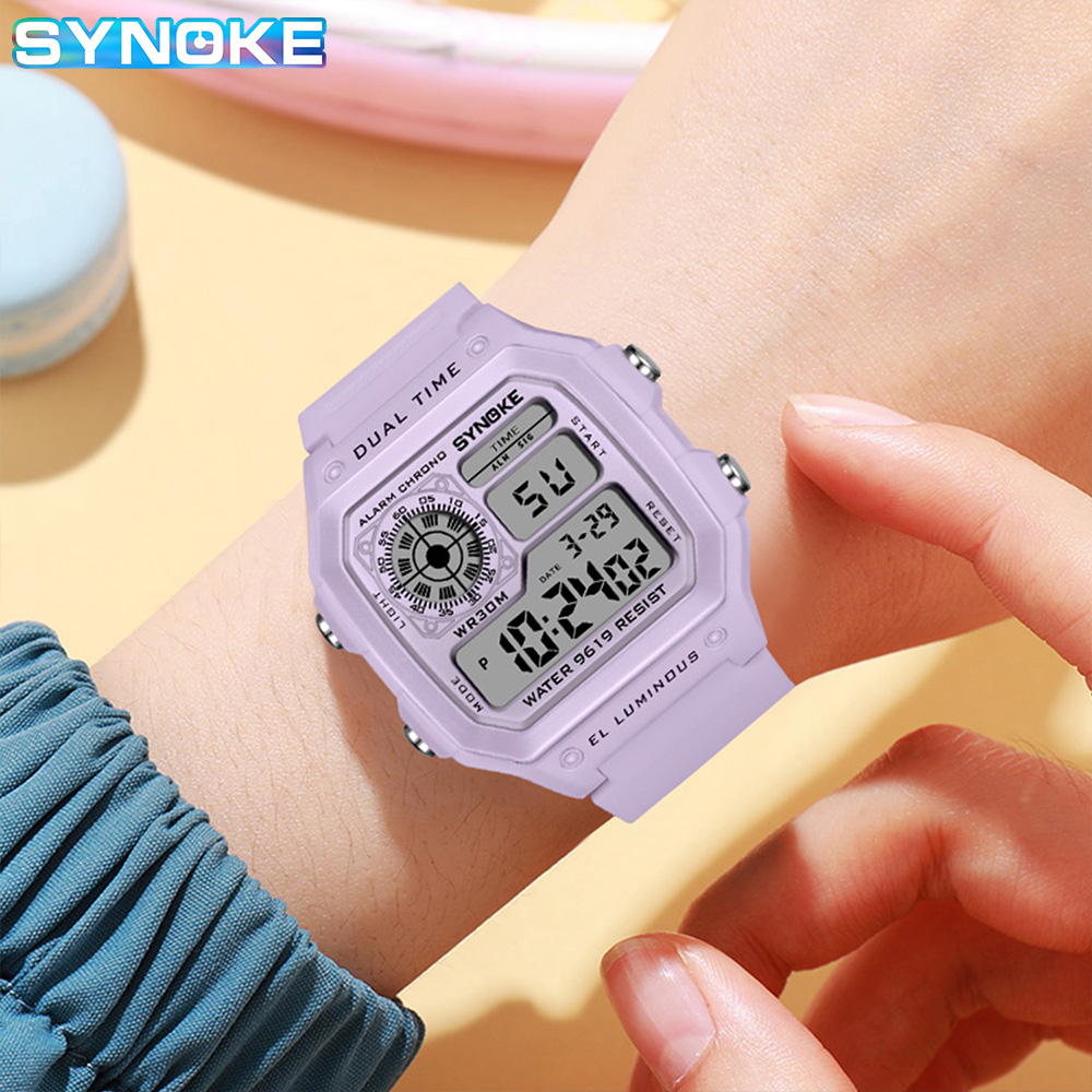 SYNOKE Digital Watches Lady Sp - Outdoor Sport Watch ulasan dan harga