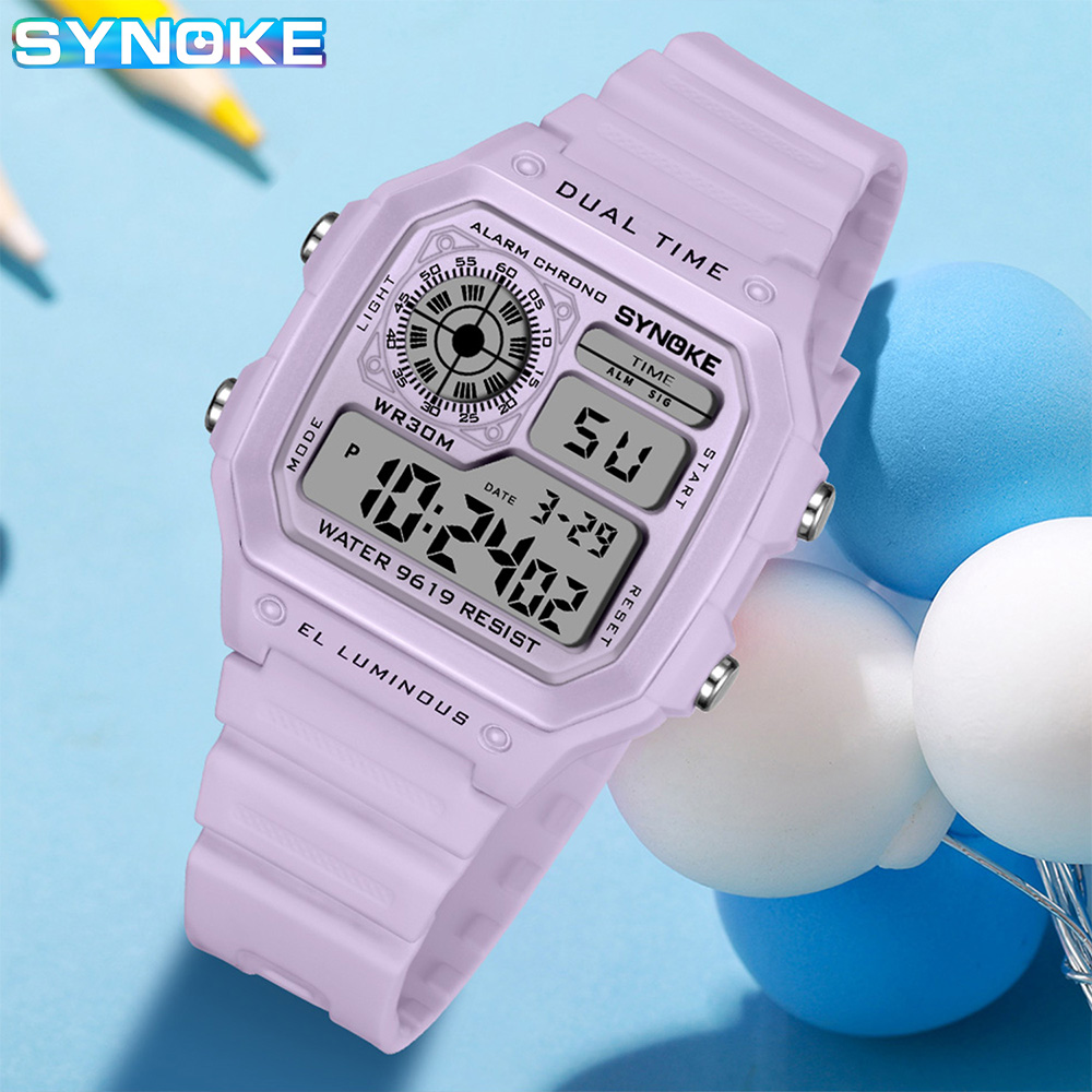 SYNOKE Digital Watches Lady Sp - Outdoor Sport Watch ulasan dan harga
