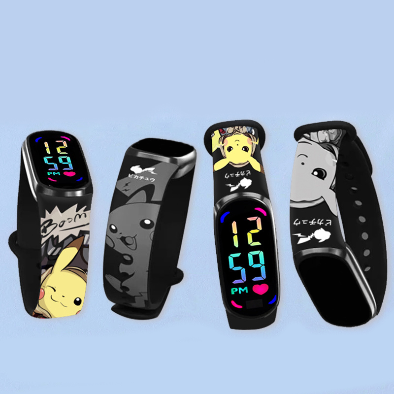 Pikachu Kids LED Watch Waterpr - Outdoor Sport Watch ulasan dan harga