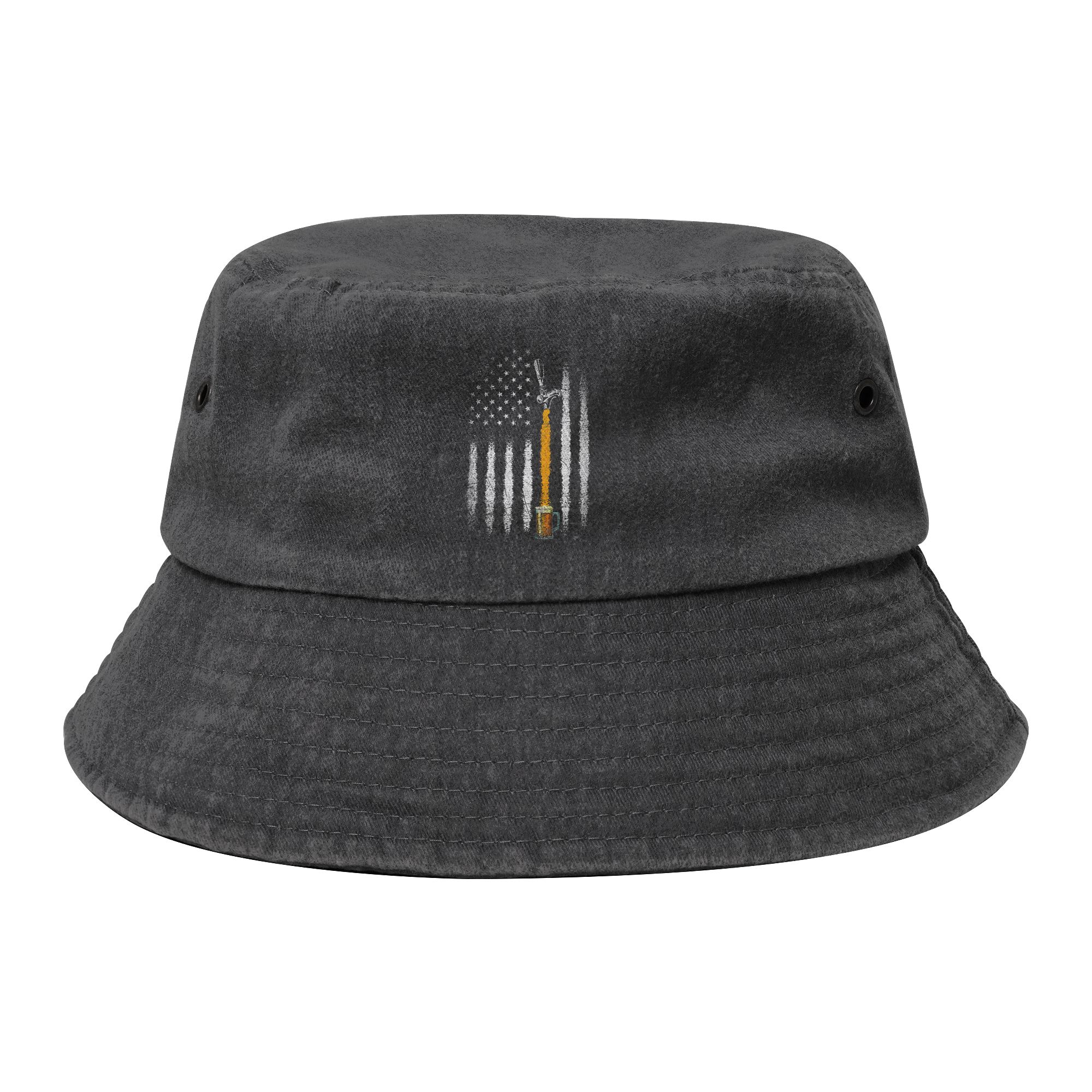 USA Flag Beer Bucket Hat Men W - Outdoor Sport Usa ulasan dan harga