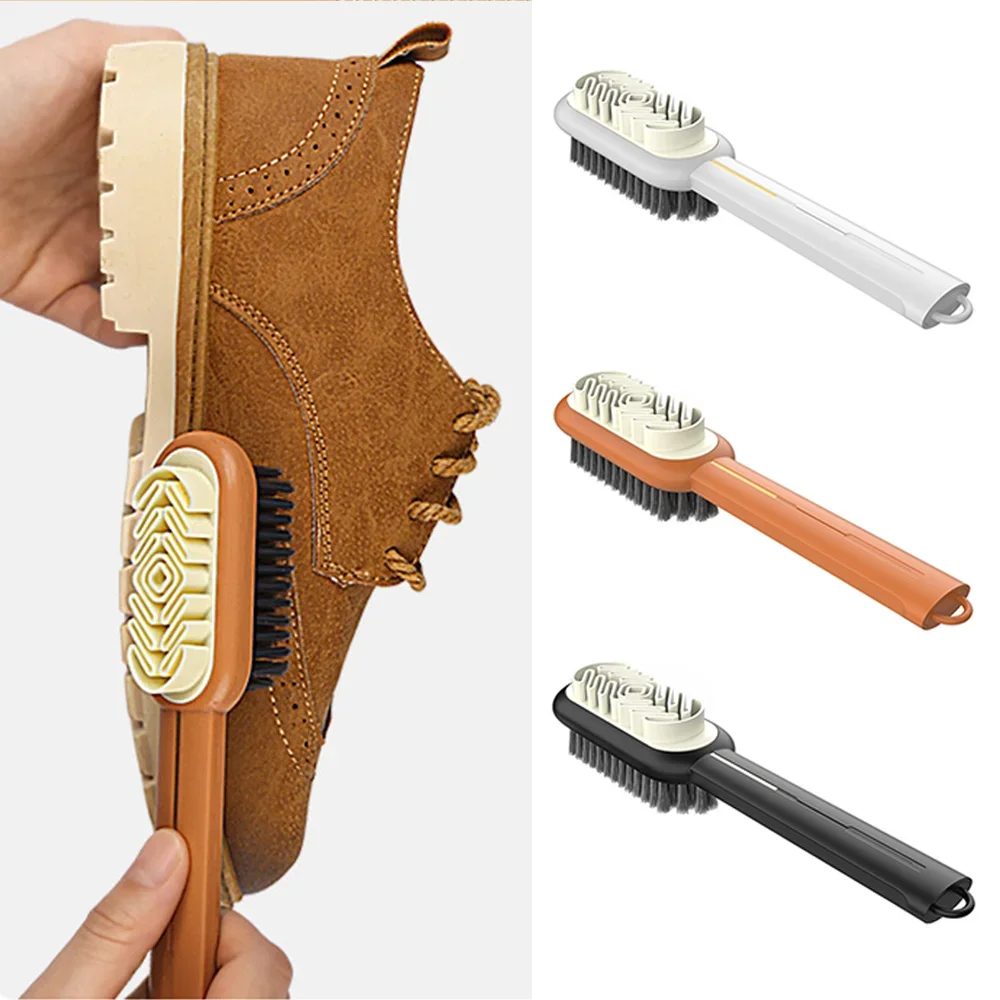 1pc 2 in 1 Suede Shoe Brush Cl - Brushing Boot Horse ulasan dan harga