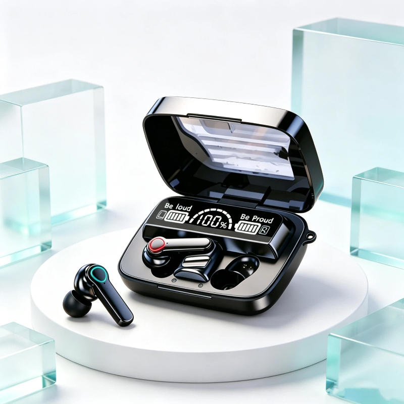 TWS Bluetooth Headphones Wirel - Outdoor Sport Background ulasan dan harga