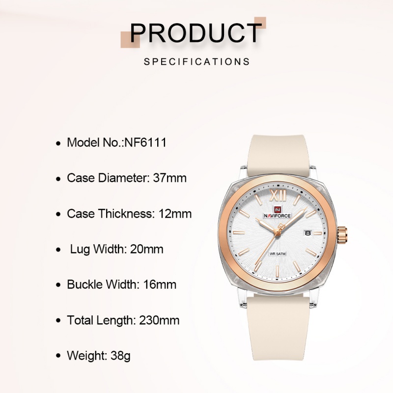 NAVIFORCE Minimalist Style Wom - Outdoor Sport Watch ulasan dan harga