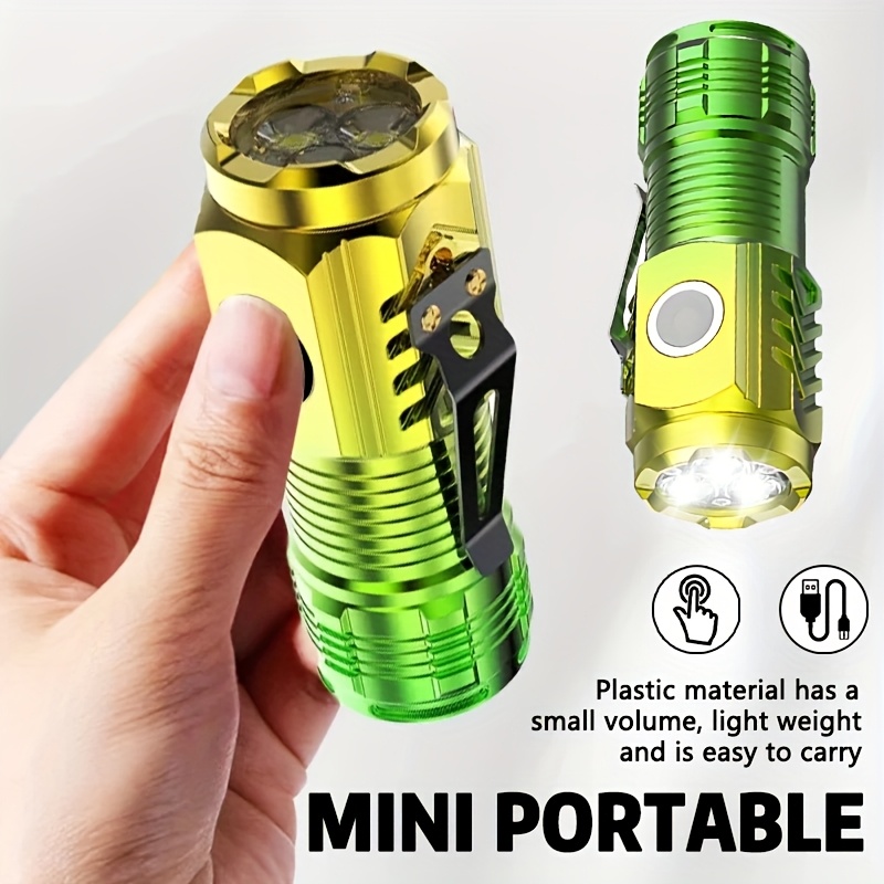Mini 3LED Flashlight With Pen  - Outdoor Spotlight ulasan dan harga