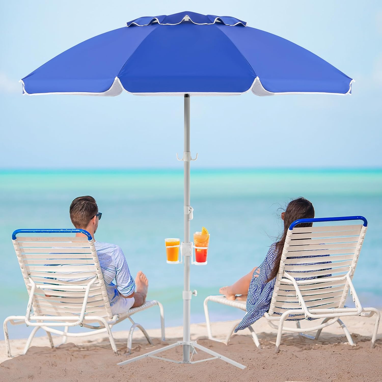6.5ft Portable Umbrella With S - Outdoor Sports Umbrella ulasan dan harga