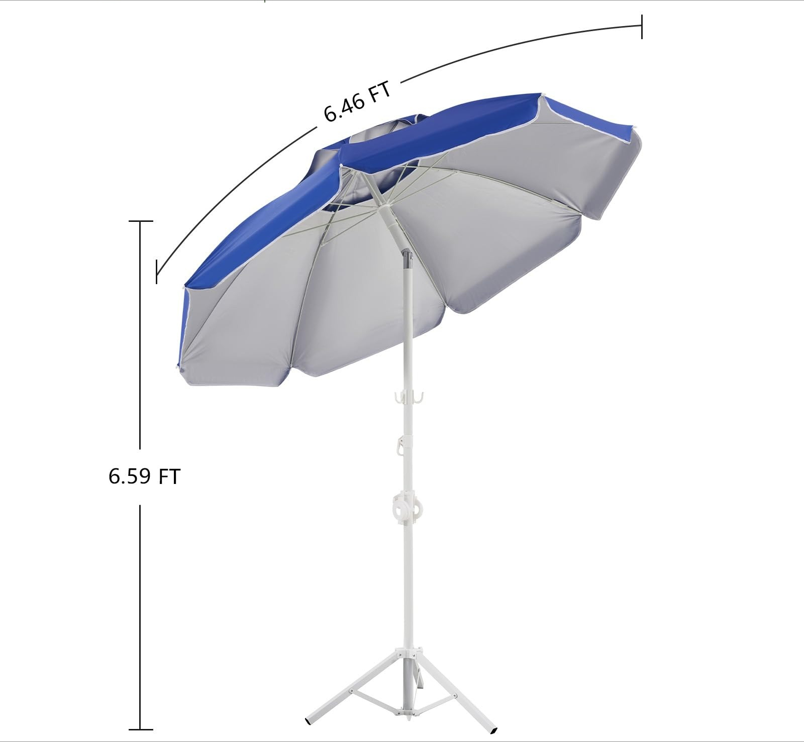 6.5ft Portable Umbrella With S - Outdoor Sports Umbrella ulasan dan harga